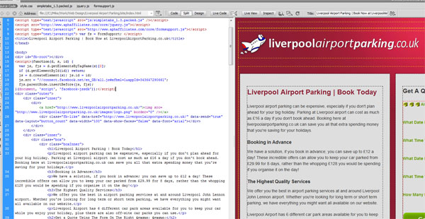 Liverpool Airport Parking Coding